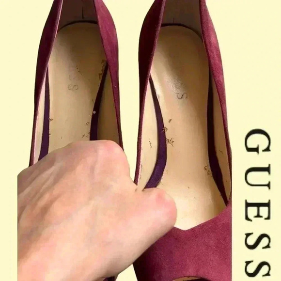 Guess  Colour Block Suede Heels - Picture 11 of 11